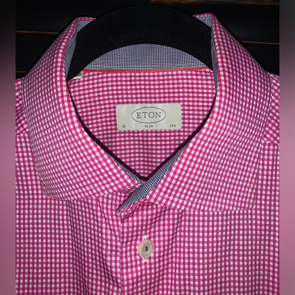 Eton slim fit dress shirt size 15.5 - Picture 1 of 8